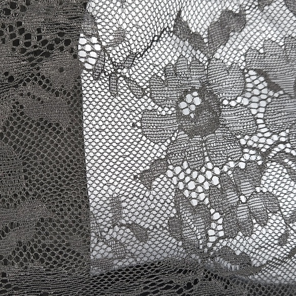 Black Lace Vixen Goth Witchy Strapless Top M-XL - Picture 5 of 6